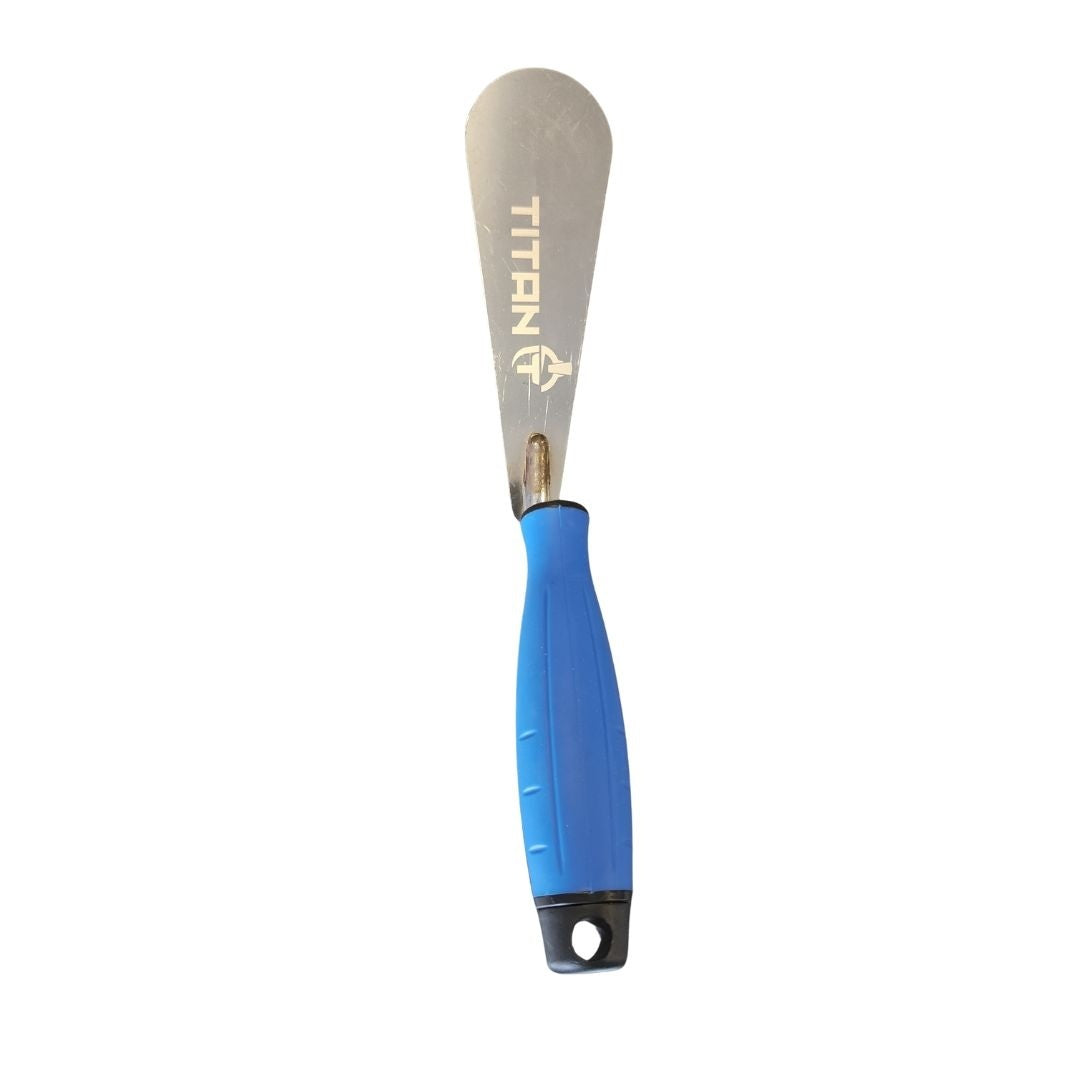 Kielnia dekarska szeroka „TITAN” 160 mm – stal nierdzewna, rękojeść gumowana