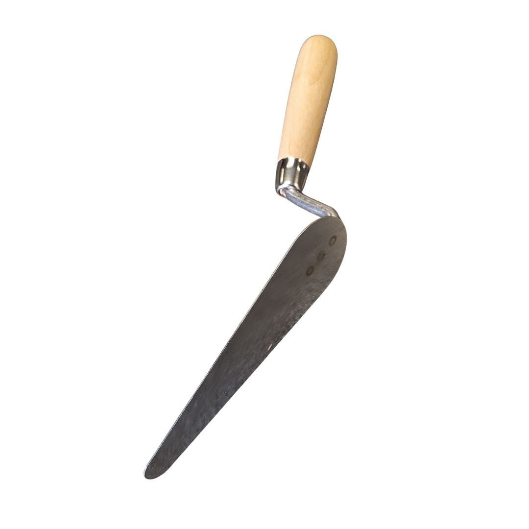 Kielnia dekarska „Język Kota” TITAN 160 mm – stal nierdzewna, drewniana rękojeść
