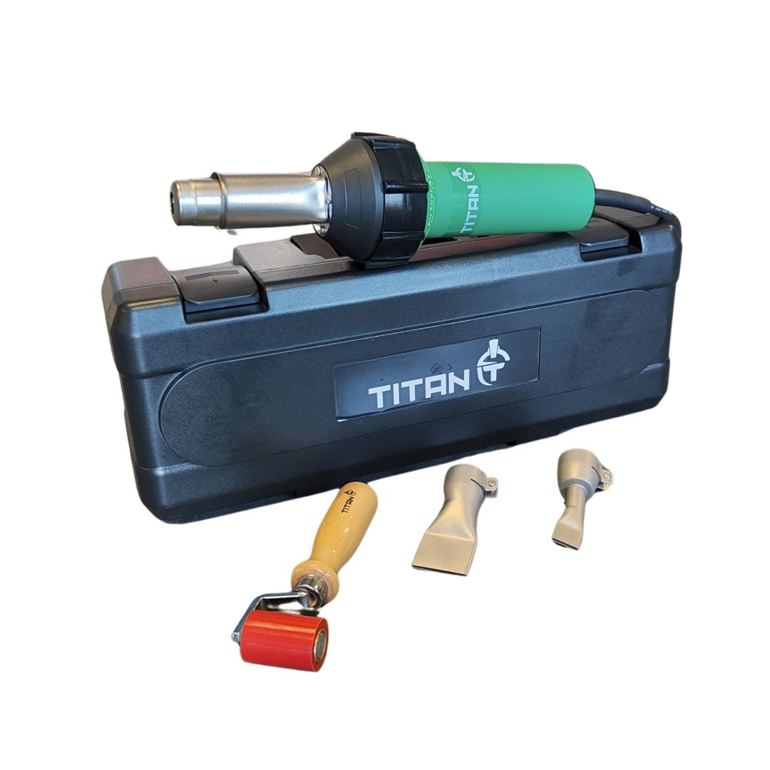 TITAN ZEUS 2000 W – zestaw do zgrzewania membrany dachowej i instalacji fotowoltaicznych
