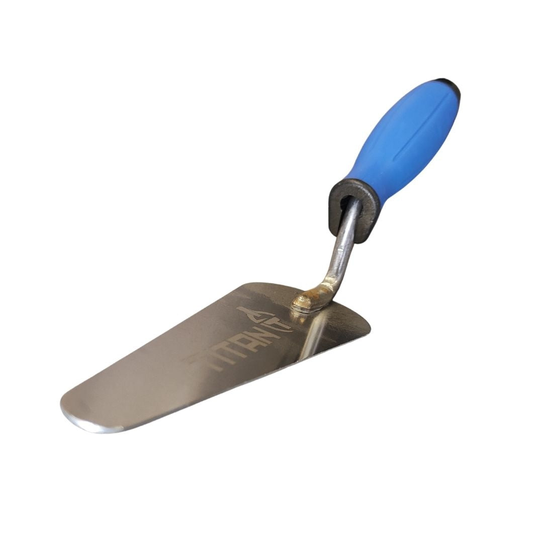 Kielnia dekarska wąska „Język Kota” TITAN 160 mm – stal nierdzewna, do papy termozgrzewalnej